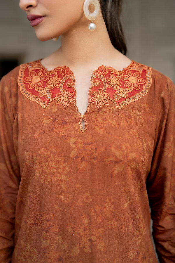 Baroque | Luxury Pret 24 | VISCOSE UF-720 - Pakistani Designer Dress - by Baroque | Type: Ladies Clothes - 100% Original at Saira Sultan