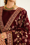 Baroque | Luxury Pret 24 | VELVET SUIT PR-1013 - Pakistani Designer Dress - by Baroque | Type: Ladies Clothes - 100% Original at Saira Sultan