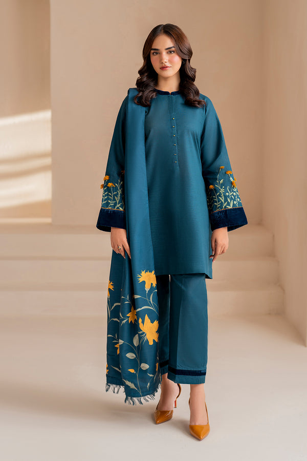 Baroque | Luxury Pret 24 | KHADDAR PR-999 - Pakistani Designer Dress - by Baroque | Type: Ladies Clothes - 100% Original at Saira Sultan