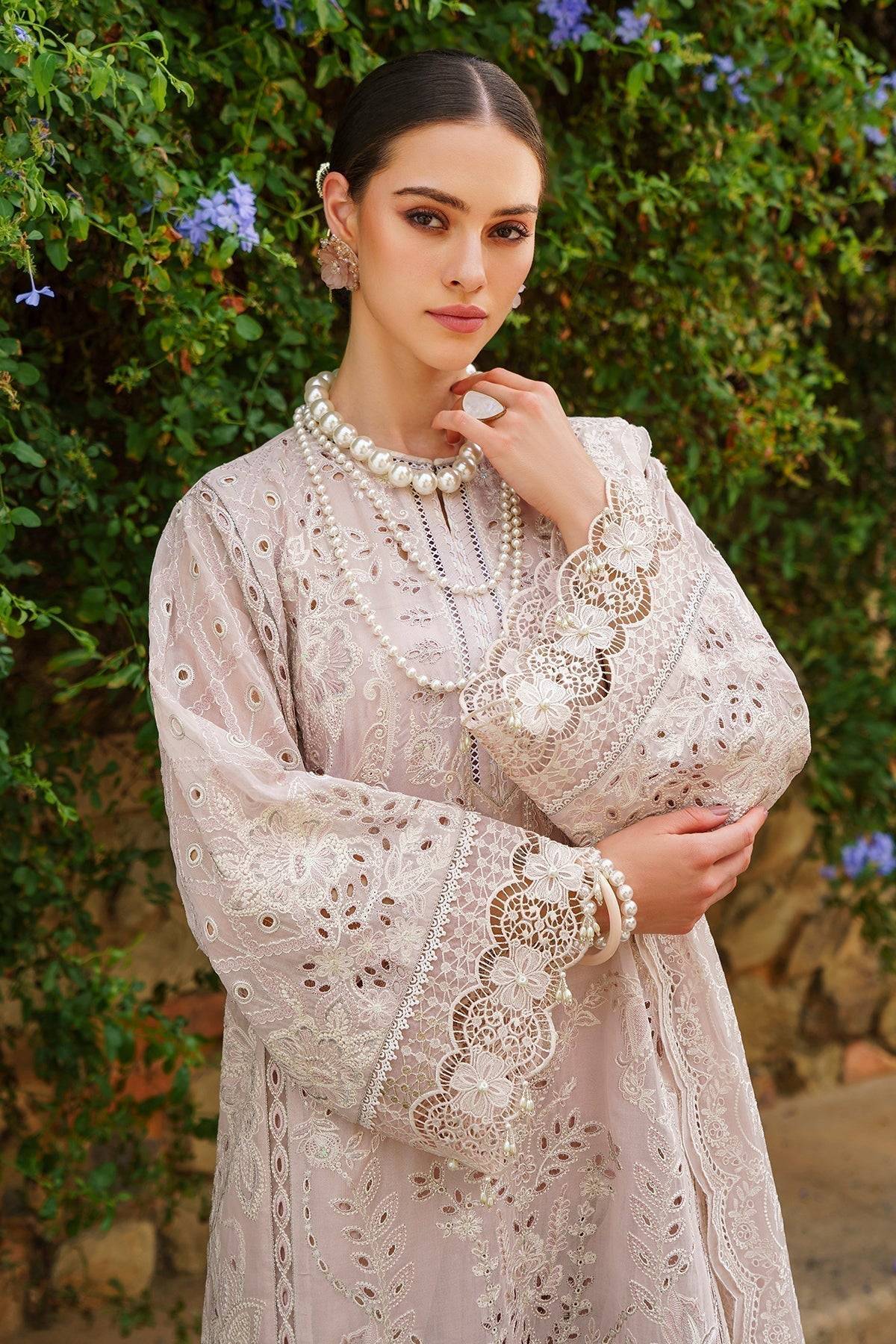 Baroque | Swiss Lawn 24 | SL12-D03 - Pakistani Designer Dress - by Baroque | Type: Luxury - 100% Original at Saira Sultan