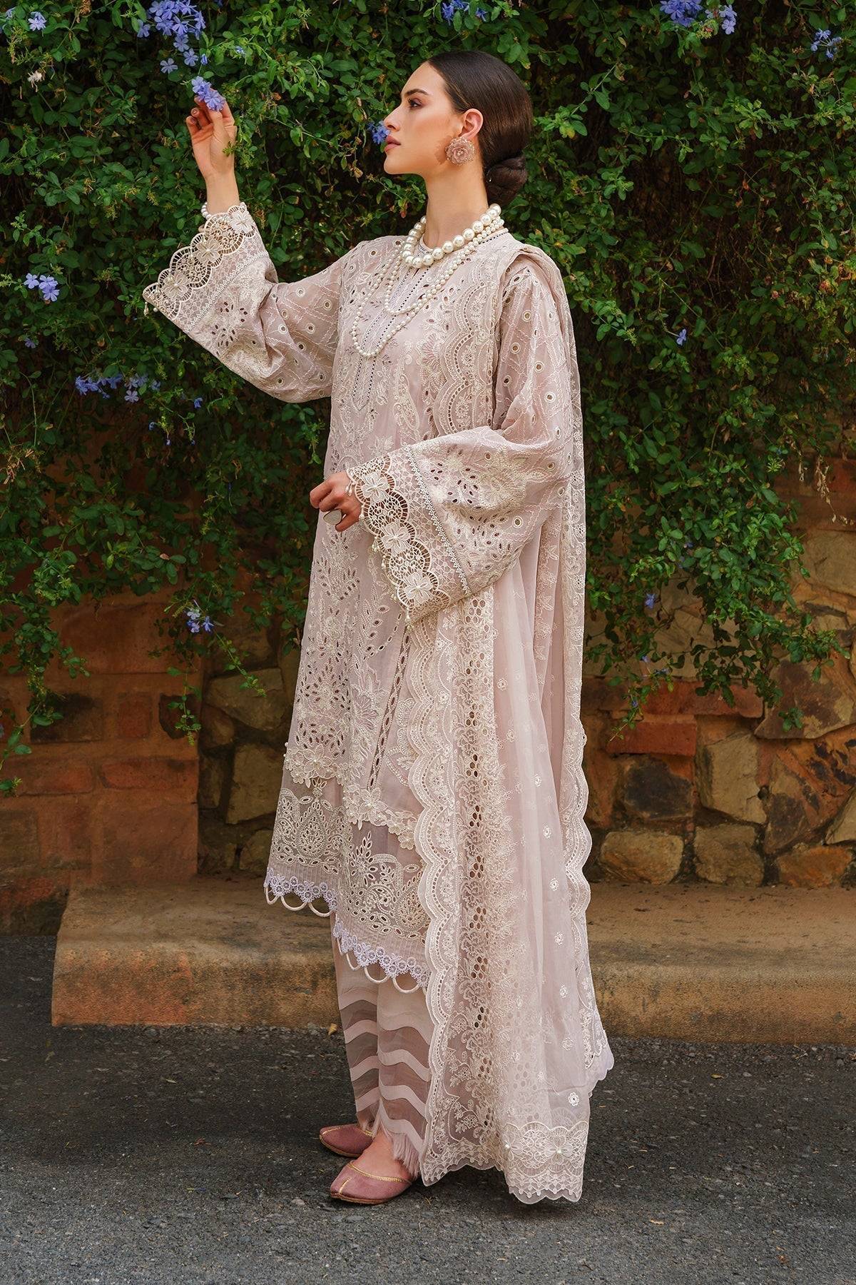 Baroque | Swiss Lawn 24 | SL12-D03 - Pakistani Designer Dress - by Baroque | Type: Luxury - 100% Original at Saira Sultan