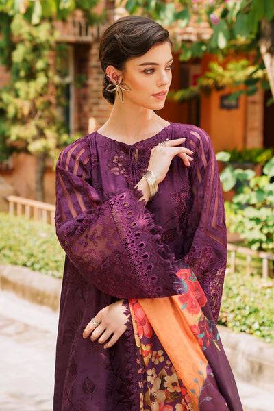 Baroque | Swiss Lawn 24 | SL12-D04 - Pakistani Designer Dress - by Baroque | Type: Luxury - 100% Original at Saira Sultan