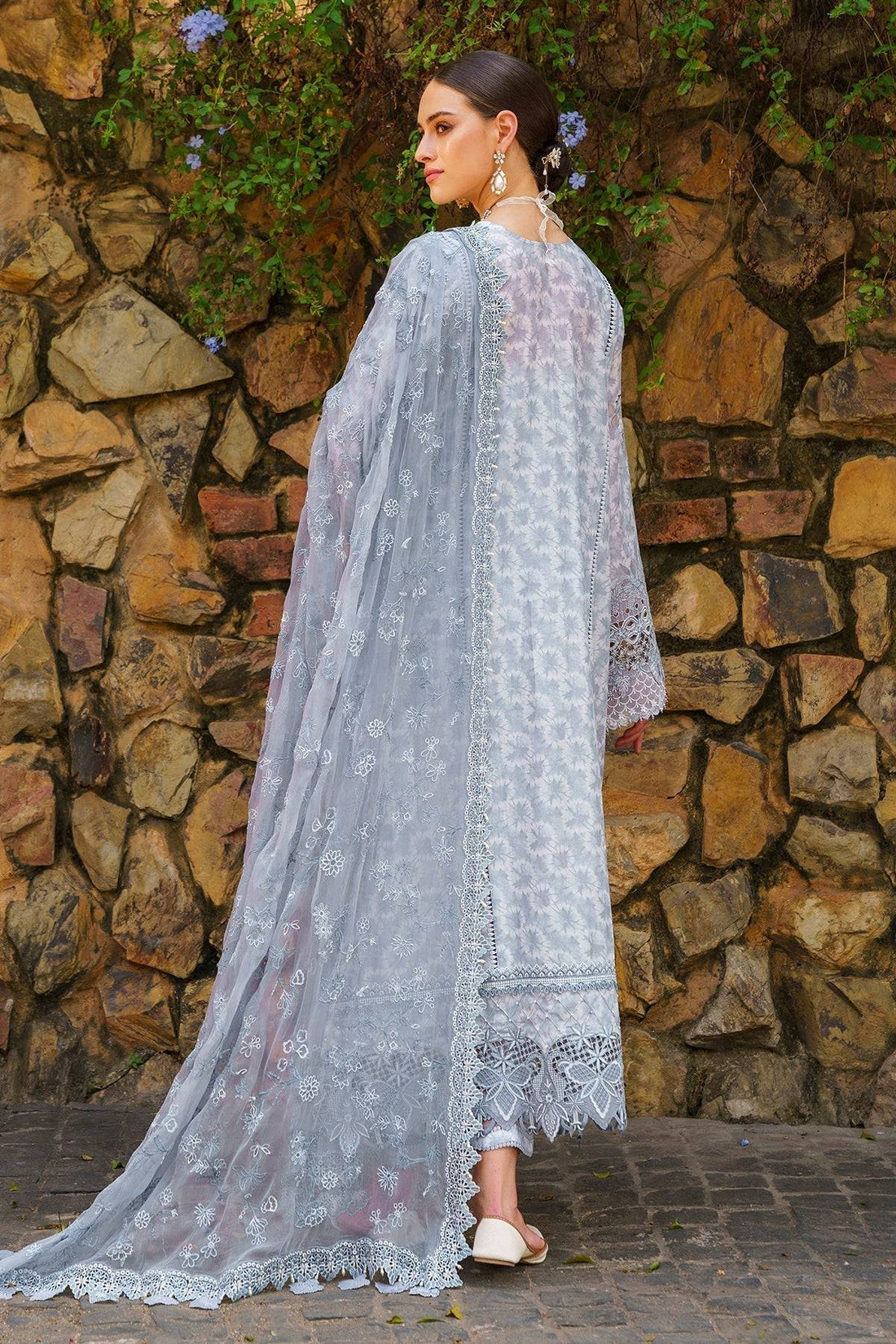 Baroque | Swiss Lawn 24 | SL12-D05 - Pakistani Designer Dress - by Baroque | Type: Luxury - 100% Original at Saira Sultan