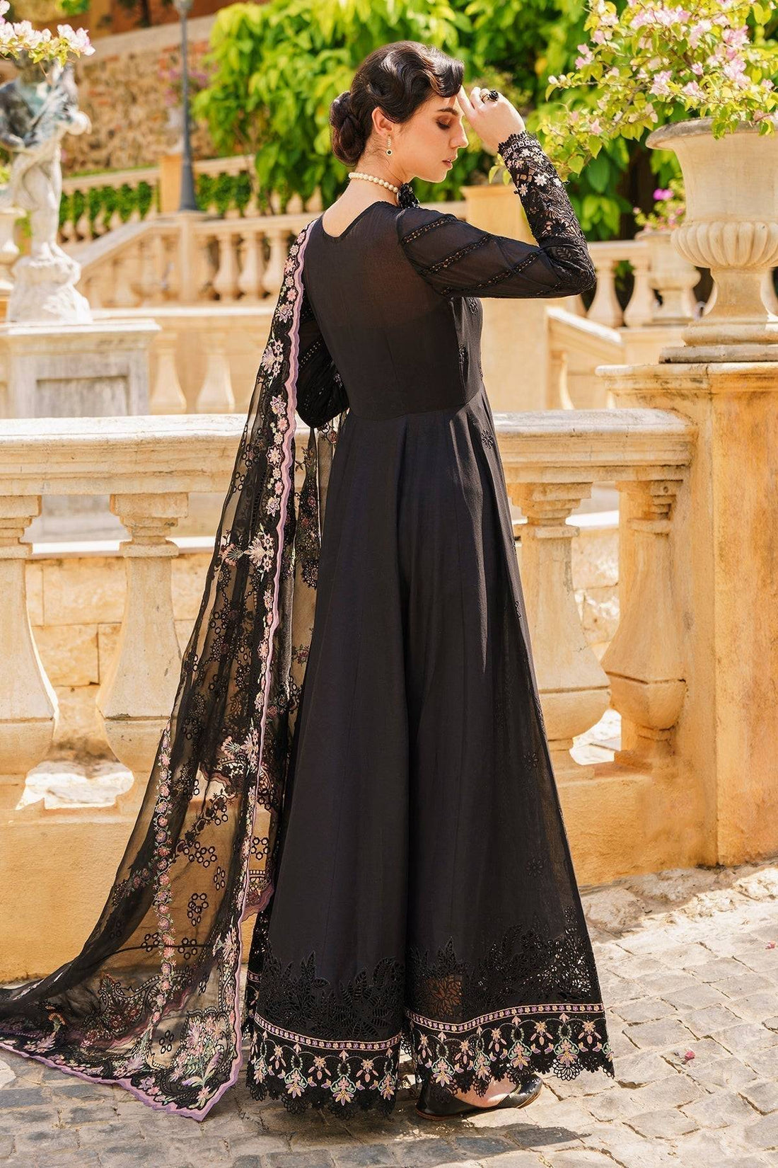 Baroque | Swiss Lawn 24 | SL12-D06 - Pakistani Designer Dress - by Baroque | Type: Luxury - 100% Original at Saira Sultan
