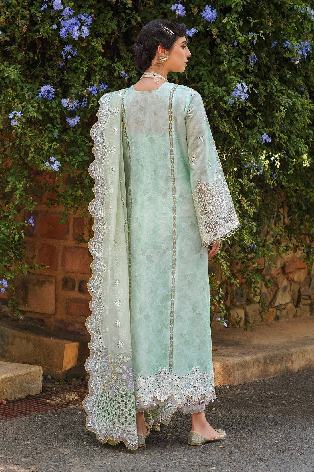 Baroque | Swiss Lawn 24 | SL12-D07 - Pakistani Designer Dress - by Baroque | Type: Luxury - 100% Original at Saira Sultan