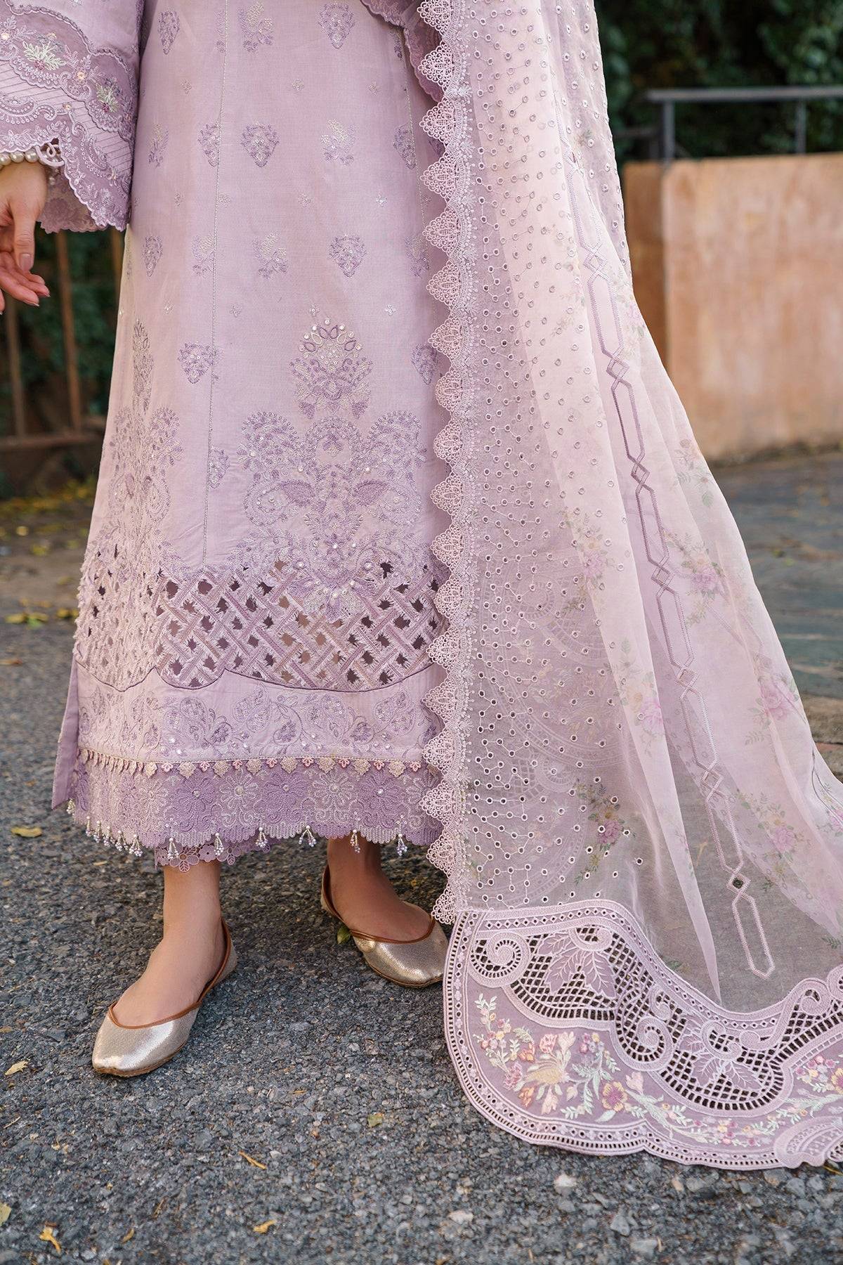 Baroque | Swiss Lawn 24 | SL12-D09 - Pakistani Designer Dress - by Baroque | Type: Luxury - 100% Original at Saira Sultan