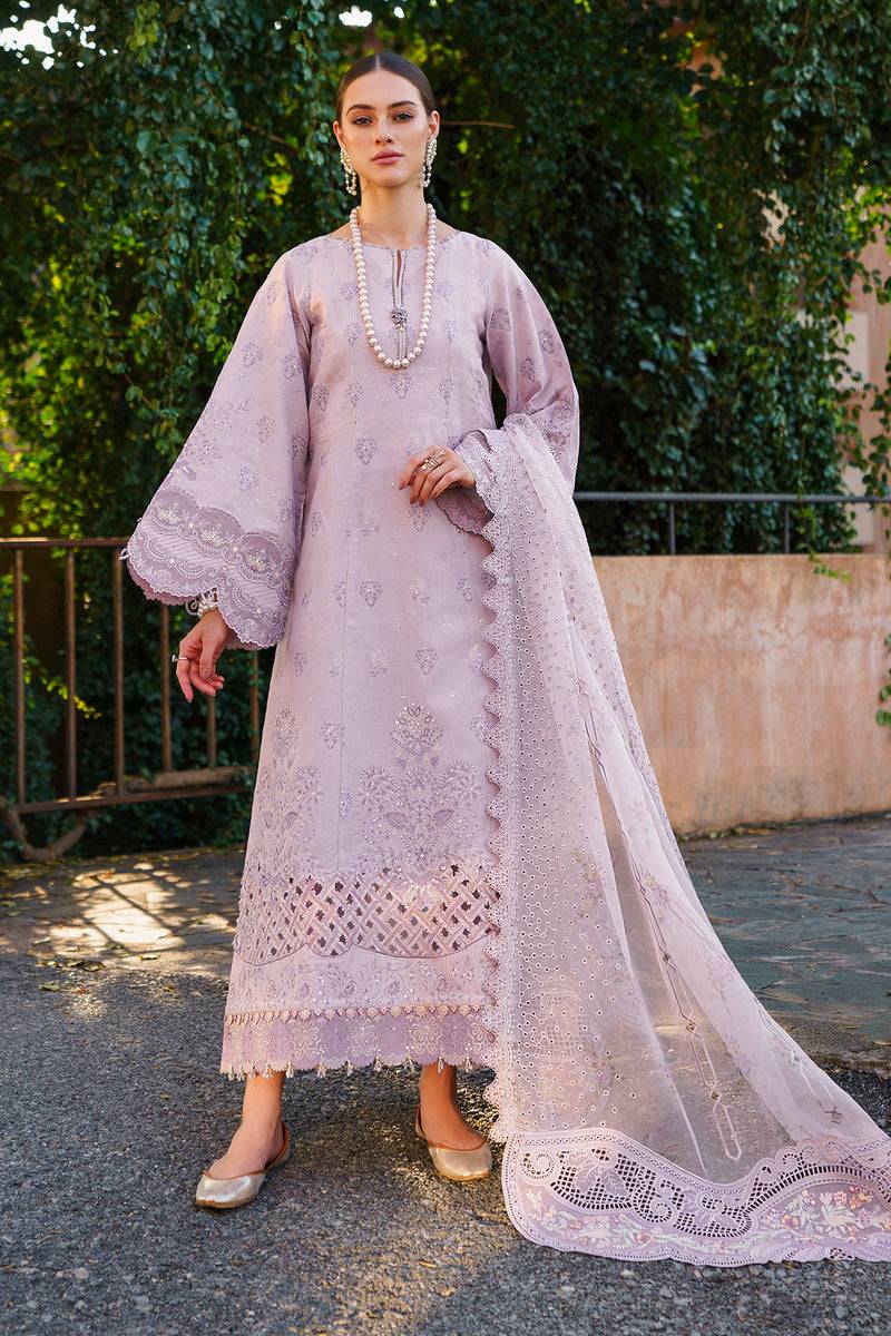 Baroque | Swiss Lawn 24 | SL12-D09 - Pakistani Designer Dress - by Baroque | Type: Luxury - 100% Original at Saira Sultan