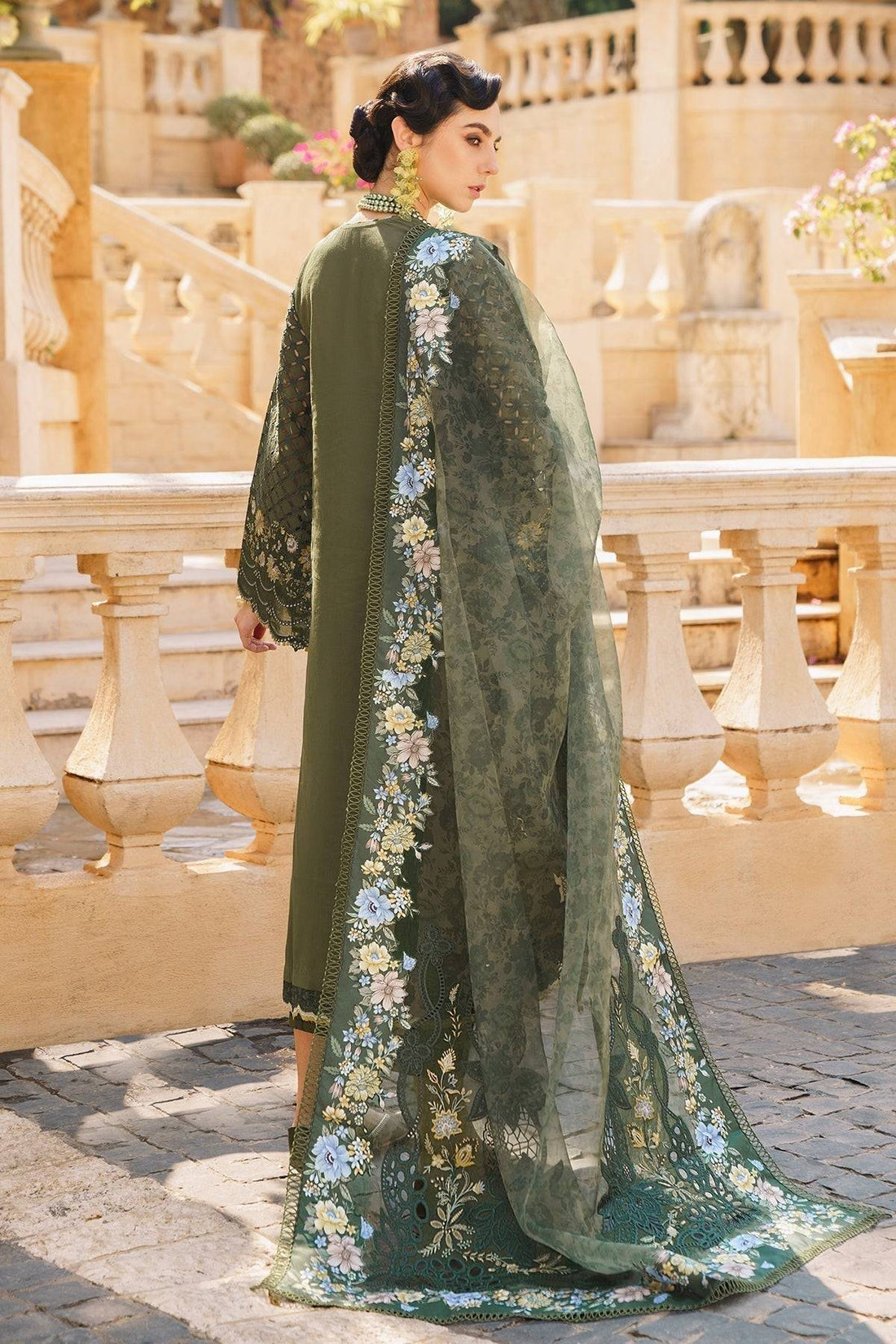 Baroque | Swiss Lawn 24 | SL12-D10 - Pakistani Designer Dress - by Baroque | Type: Luxury - 100% Original at Saira Sultan