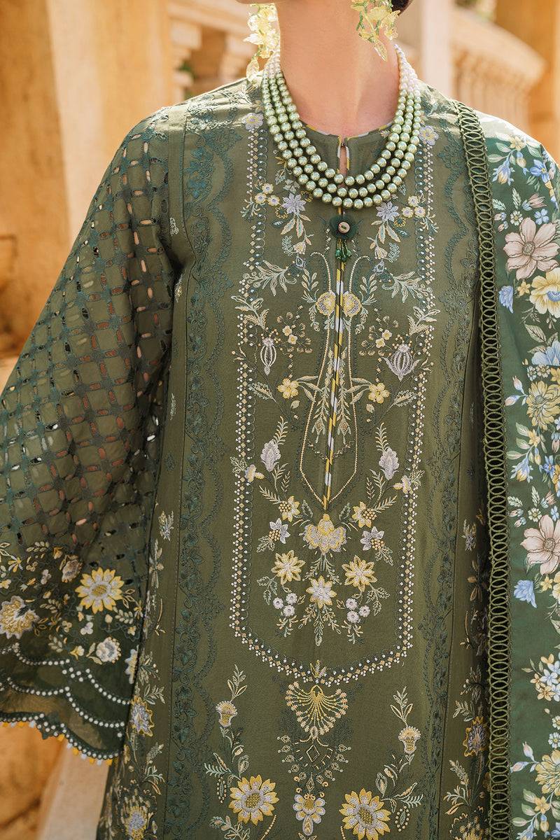Baroque | Swiss Lawn 24 | SL12-D10 - Pakistani Designer Dress - by Baroque | Type: Luxury - 100% Original at Saira Sultan