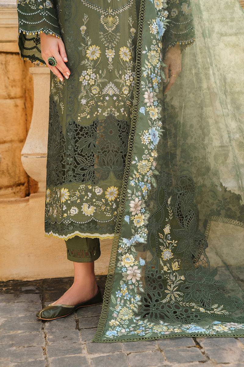 Baroque | Swiss Lawn 24 | SL12-D10 - Pakistani Designer Dress - by Baroque | Type: Luxury - 100% Original at Saira Sultan
