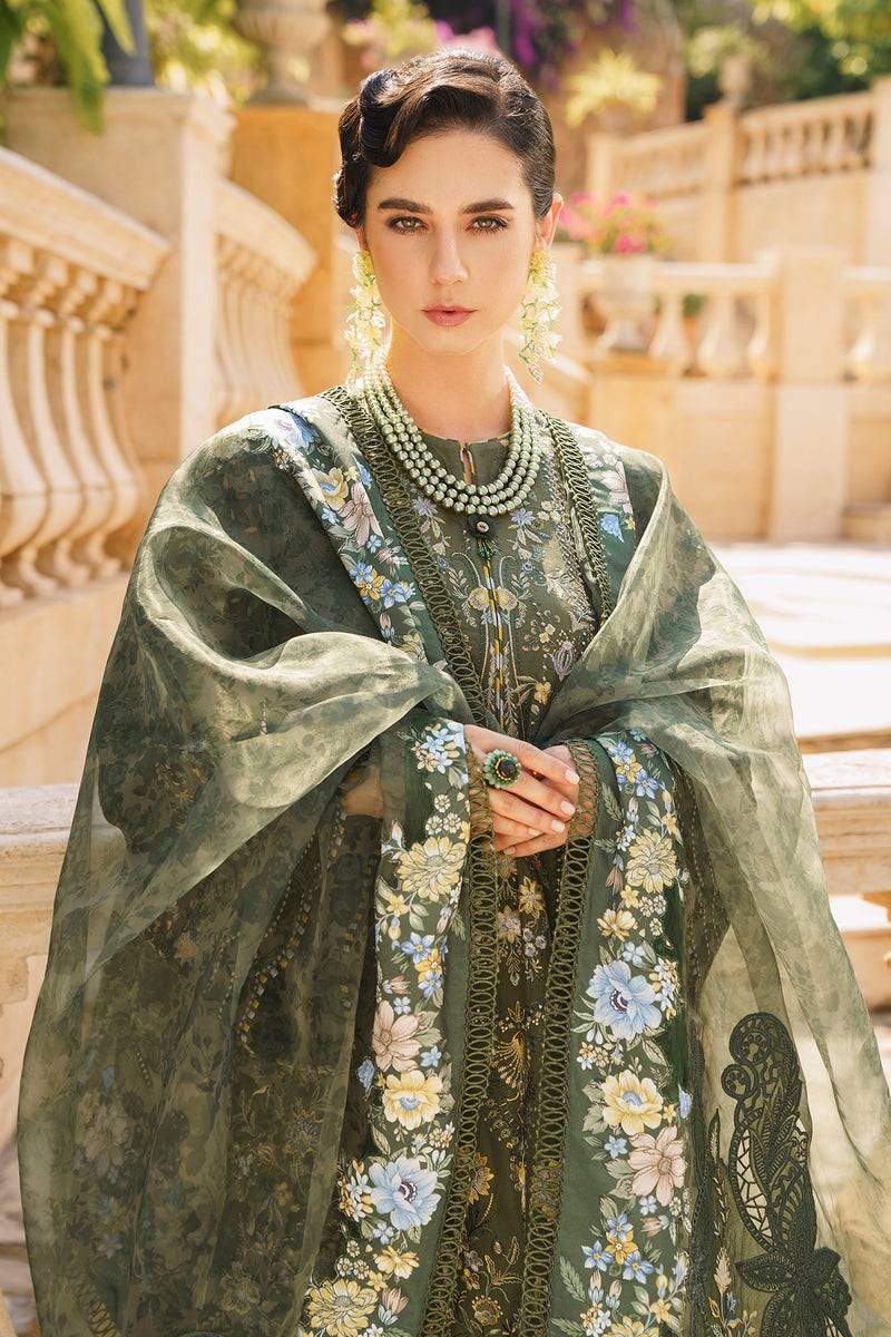 Baroque | Swiss Lawn 24 | SL12-D10 - Pakistani Designer Dress - by Baroque | Type: Luxury - 100% Original at Saira Sultan