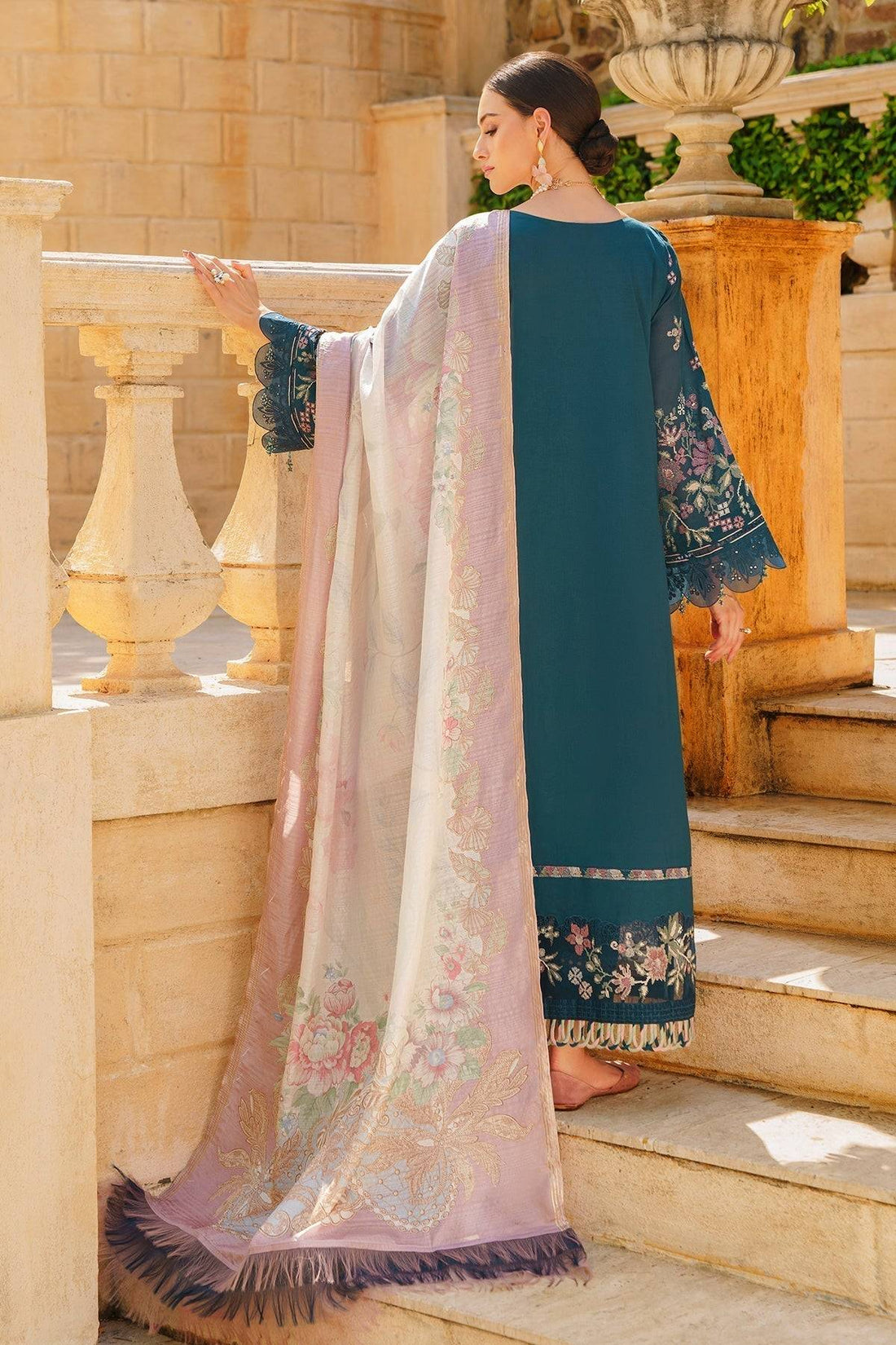 Baroque | Swiss Lawn 24 | SL12-D02 - Pakistani Designer Dress - by Baroque | Type: Luxury - 100% Original at Saira Sultan