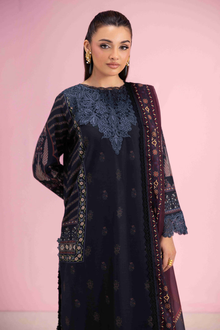 Aabyaan | Eid Pret 25 | VANYA AP-06 M Black Lawn