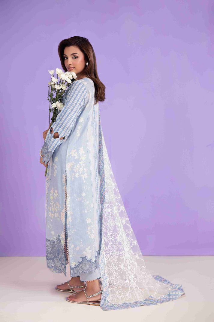 Aabyaan | Eid Pret 25 | MEIRA AP-02 XS Light Blue Dobby Lawn