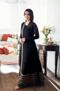 Azure | Vogue Formals | Caviar Noir L Black Chiffon