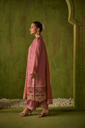 Dhanak | Festive Formals | SS24DU-3193 PINK 3Pcs - Pakistani Designer Dress - by Saffron | Type: Formal - 100% Original at Saira Sultan