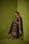 Dhanak | Festive Formals | SS24DU-3192 BLACK 3Pcs - Pakistani Designer Dress - by Dhanak | Type: Formal - 100% Original at Saira Sultan