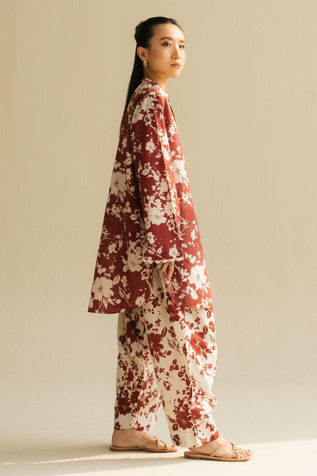 Zara Shahjahan | Love Coco 2025 | CR25B0219 XS Red Cambric