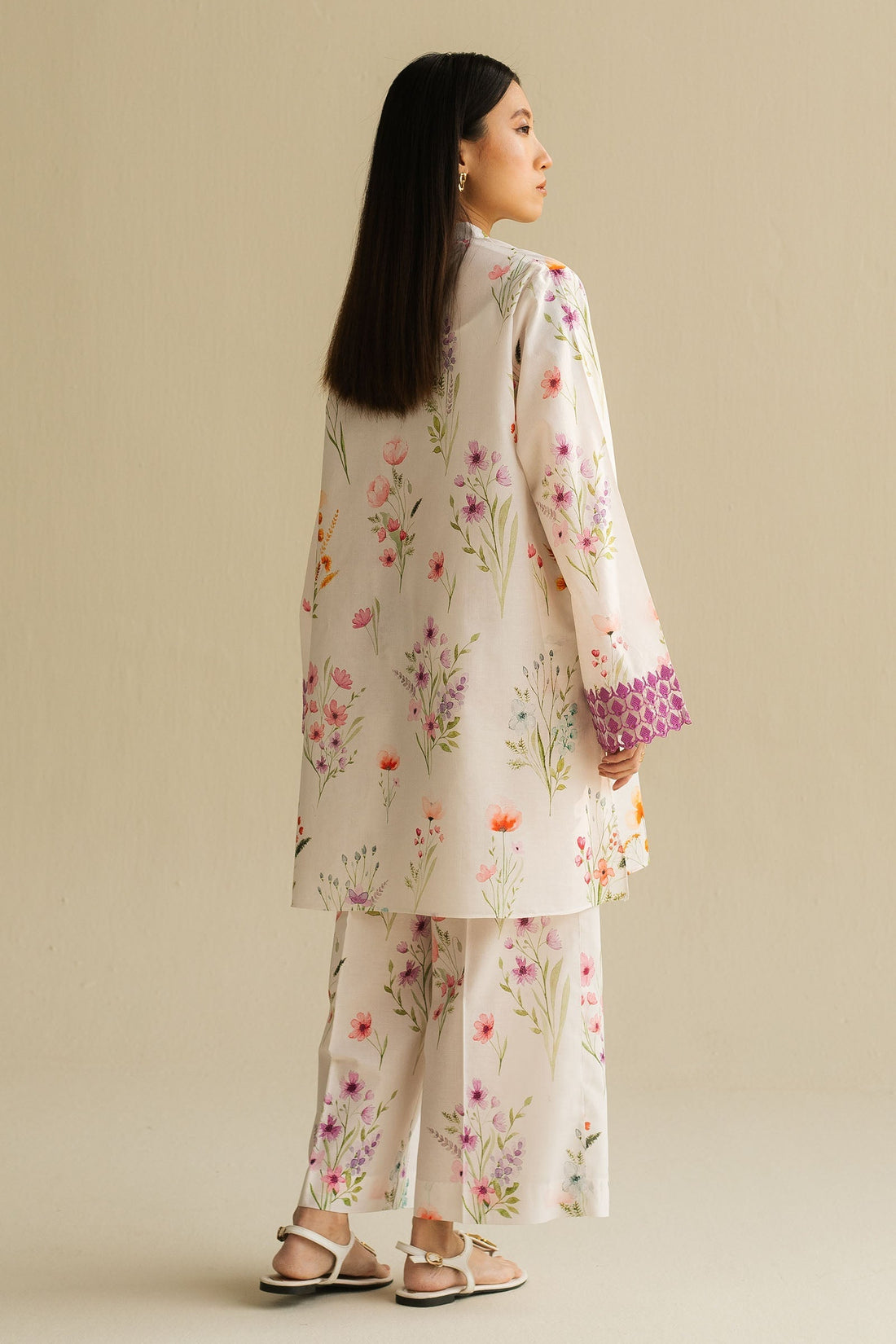 Zara Shahjahan | Love Coco 2025 | CR25B0221 XS White Cambric