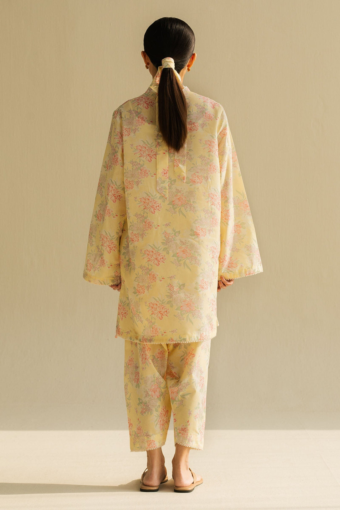 Zara Shahjahan | Love Coco 2025 | CR25B0222 XS Pale Yellow Cambric