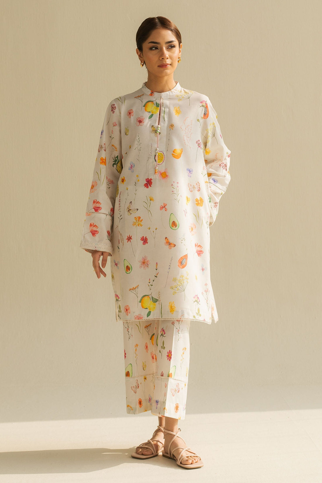 Zara Shahjahan | Love Coco 2025 | CR25B0224 XS White Cambric