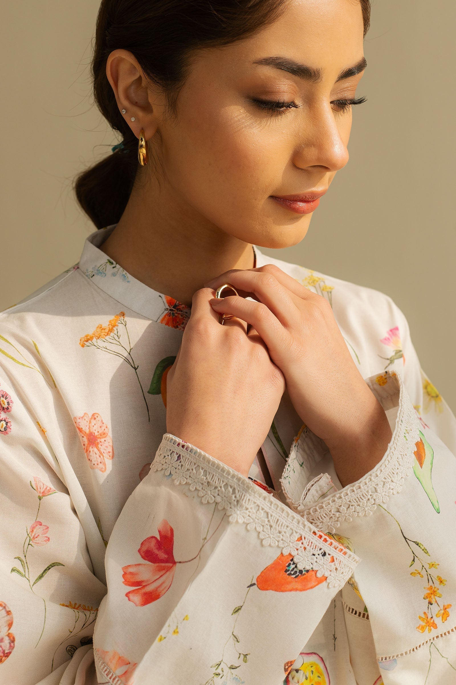 Zara Shahjahan | Love Coco 2025 | CR25B0224 M White Cambric