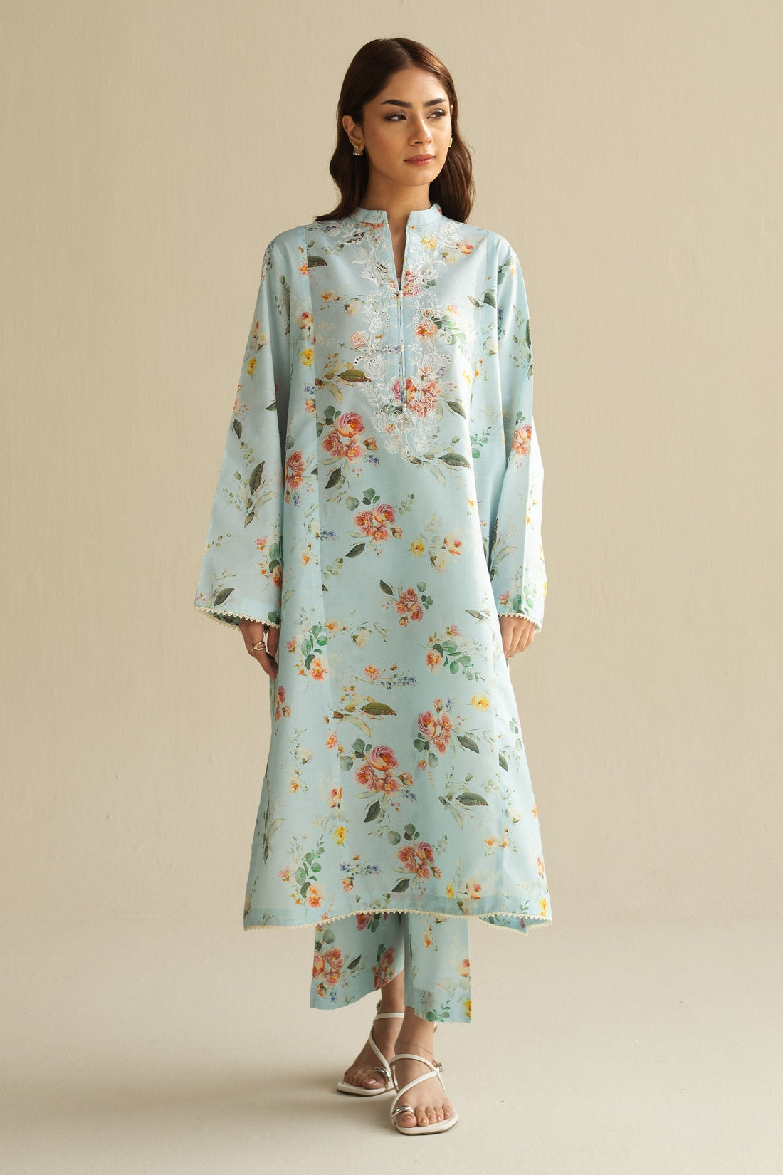 Zara Shahjahan | Love Coco 2025 | CR25B0225 XS Ice Blue Cambric