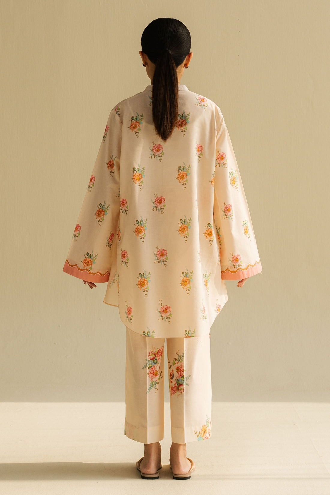 Zara Shahjahan | Love Coco 2025 | CR25B0226 XS Beige Cambric
