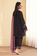 Zara Shahjahan | Eid Pret 25 | CR25P0217 S Deep Chocolate Dobby