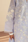 Zara Shahjahan | Eid Pret 25 | CR25P0220 M LIight blue Grey Cambric