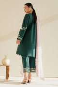 Zara Shahjahan | Eid Pret 25 | CR25P0227 S Emerald Green Dobby