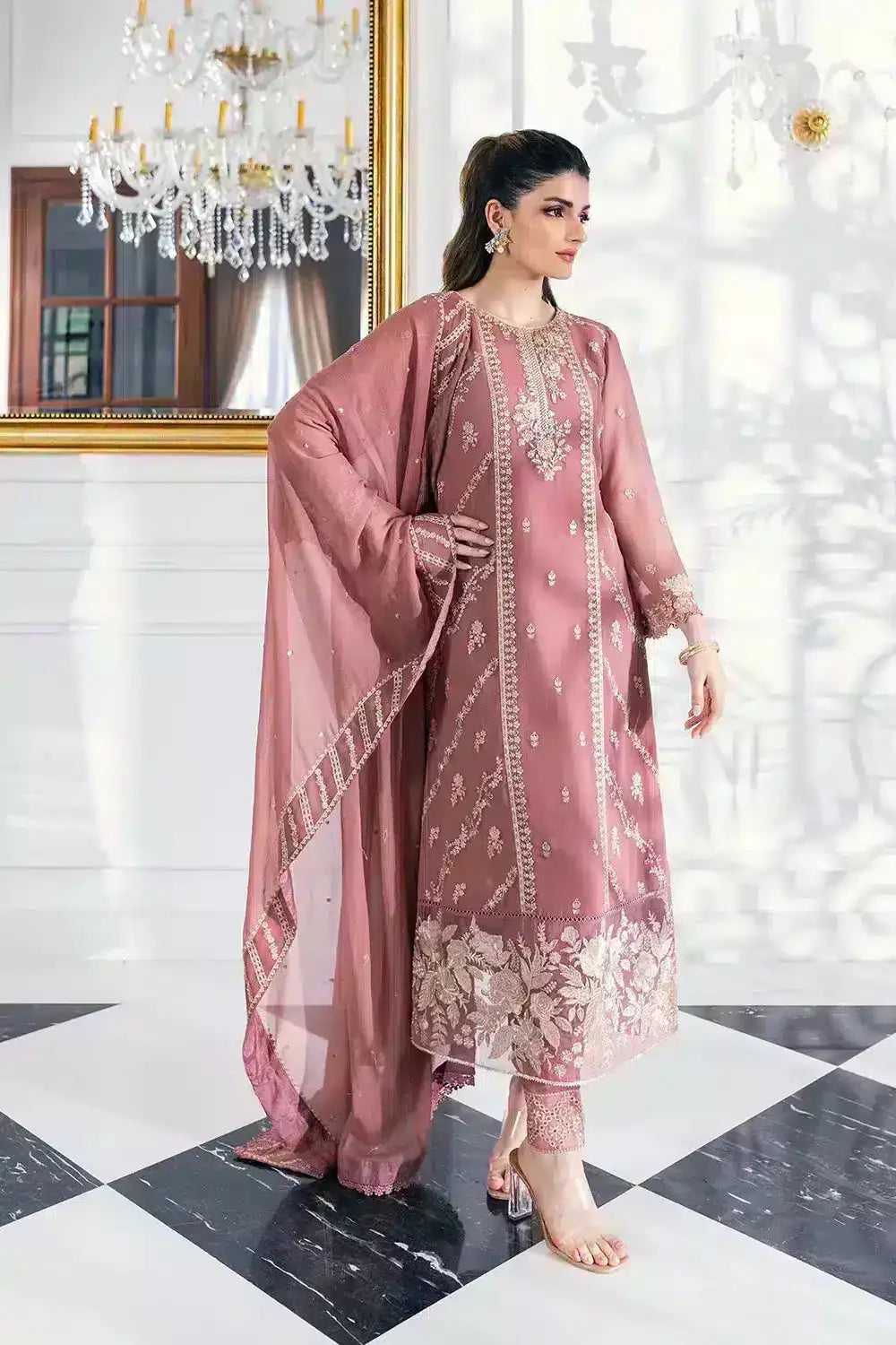 Azure | Embroidered Ensembles 23 | Candy Blush - Pakistani Designer Dress - by Azure | Type: Formal - 100% Original at Saira Sultan