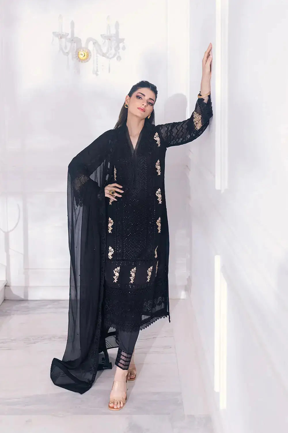 Azure | Embroidered Ensembles 23 | Cendre Muse - Pakistani Designer Dress - by Azure | Type: Formal - 100% Original at Saira Sultan