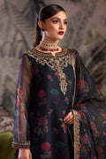 Charizma | Festive Pret | CMA-4-069 M Organza Deep Blue