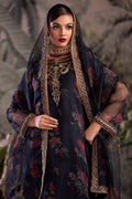 Charizma | Festive Pret | CMA-4-069 L Organza Deep Blue