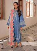 Crimson | Aaleen Winter 24 | Modern Memsaab L Blue Karandi