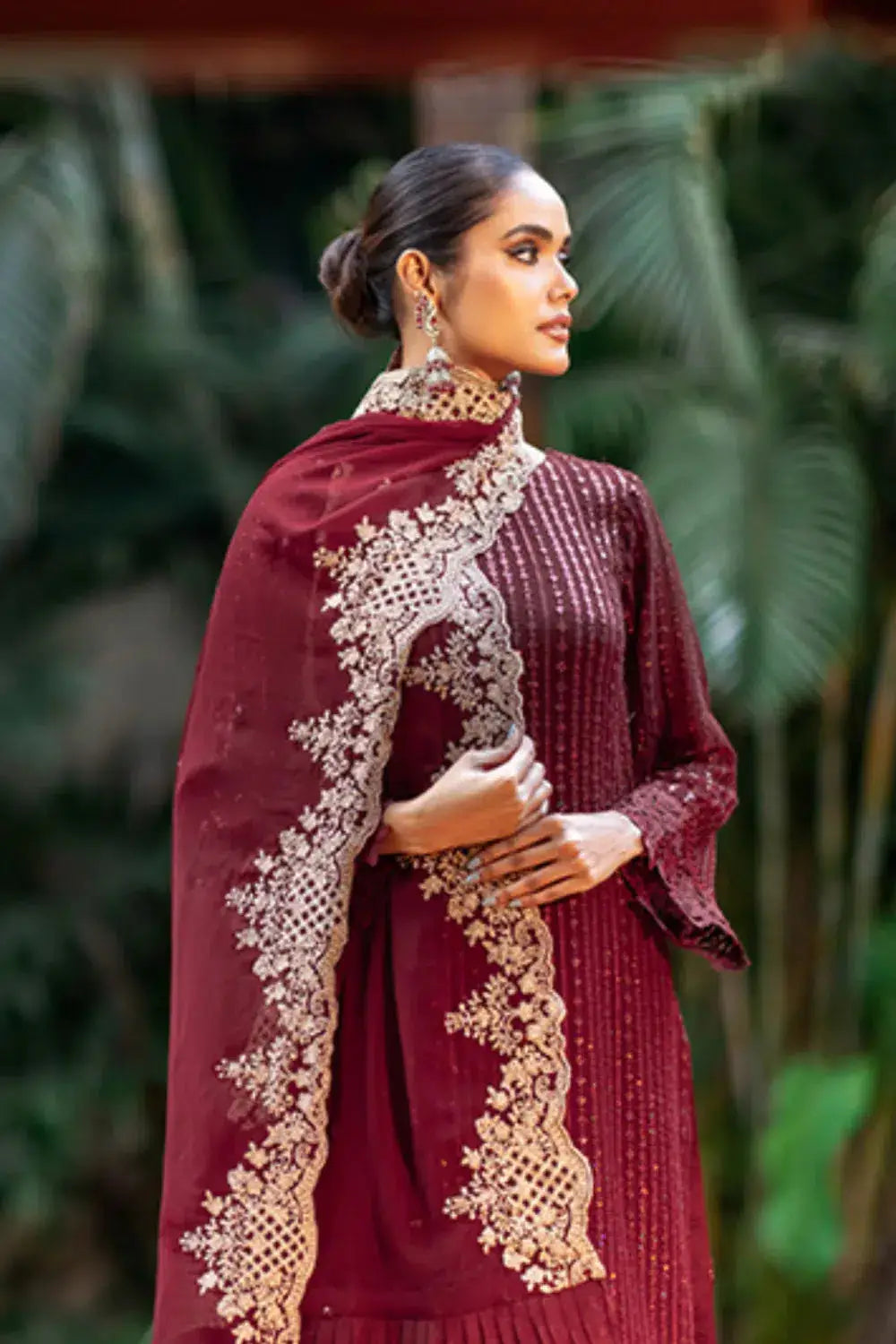 Azure | Embroidered Formals | Crimnson Rush - Pakistani Designer Dress - by Azure | Type: Formal - 100% Original at Saira Sultan