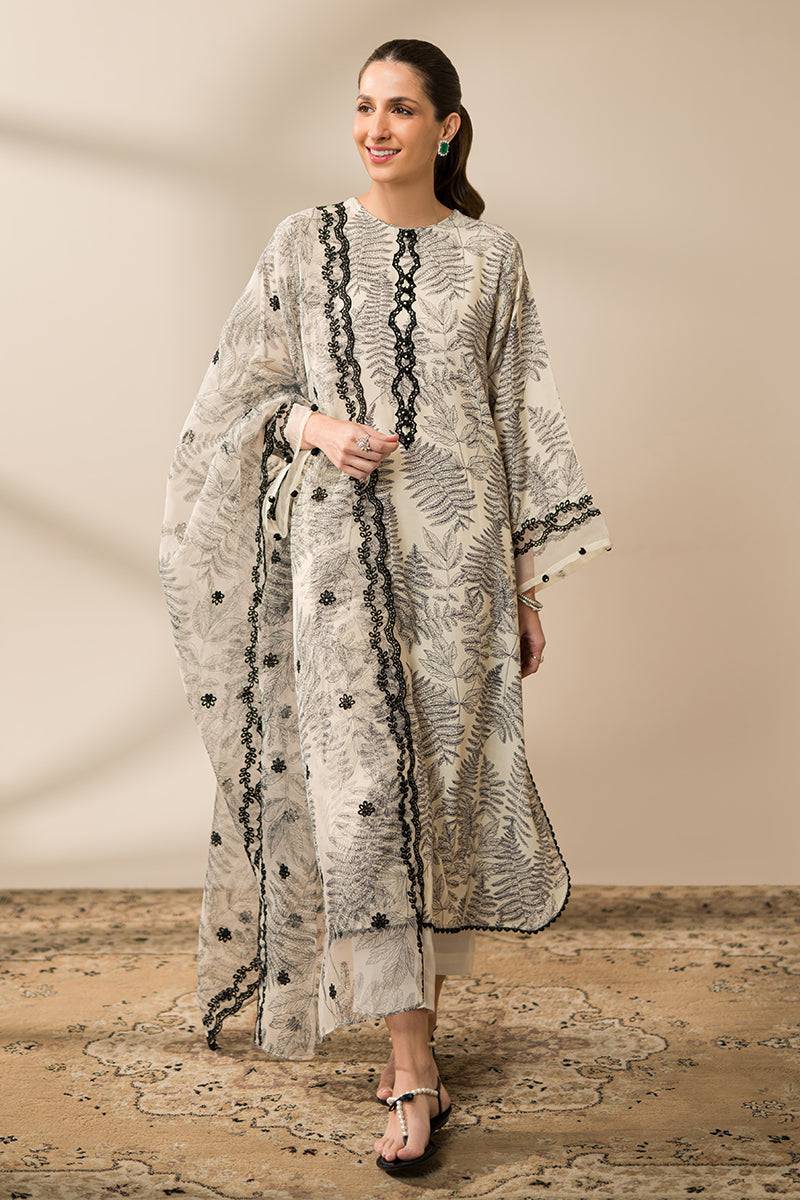 Cross Stitch | Eid Collection | DUSKY SHRUB - Pakistani Designer Dress - by Cross Stitch | Type: Luxury - 100% Original at Saira Sultan