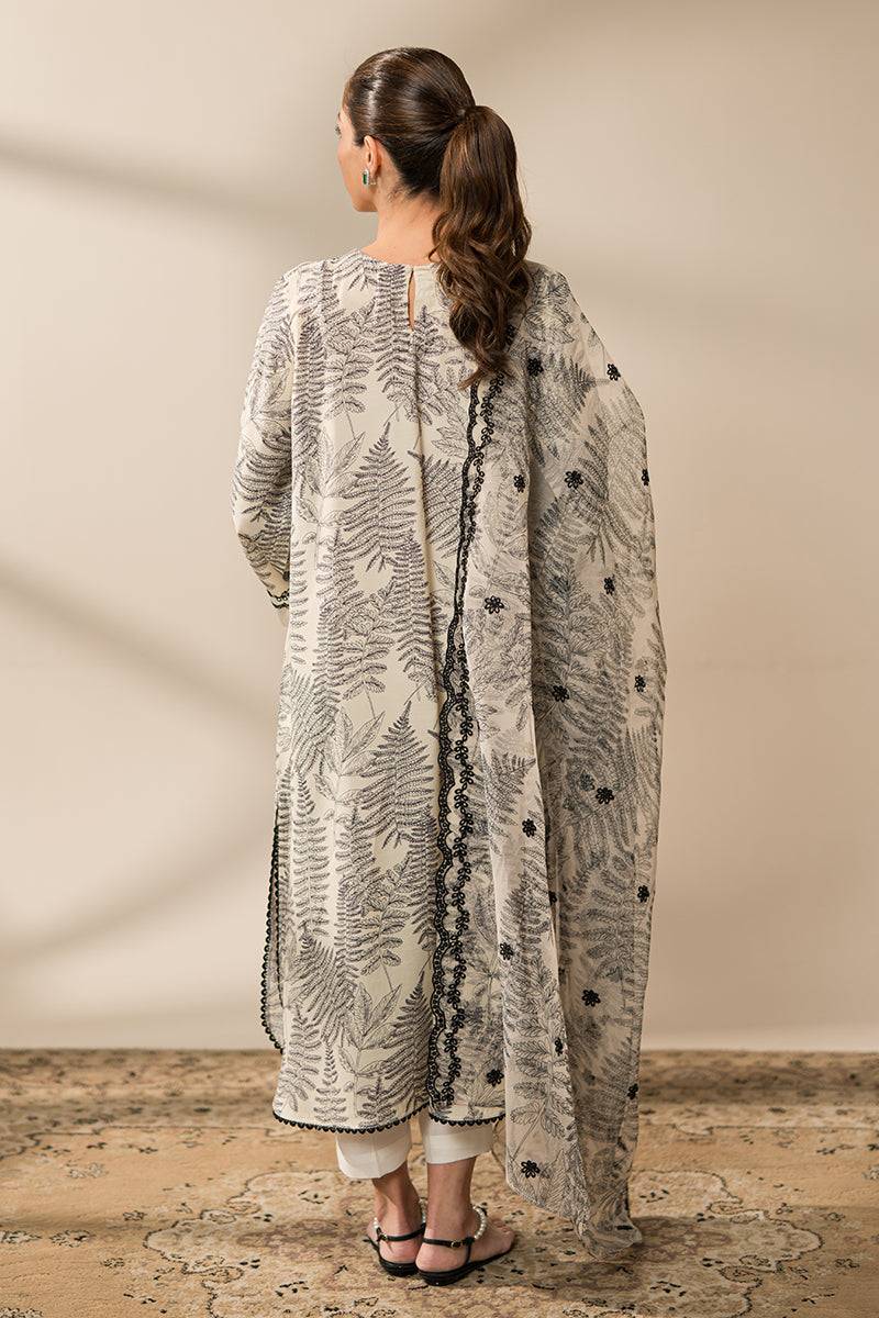 Cross Stitch | Eid Collection | DUSKY SHRUB - Pakistani Designer Dress - by Cross Stitch | Type: Luxury - 100% Original at Saira Sultan