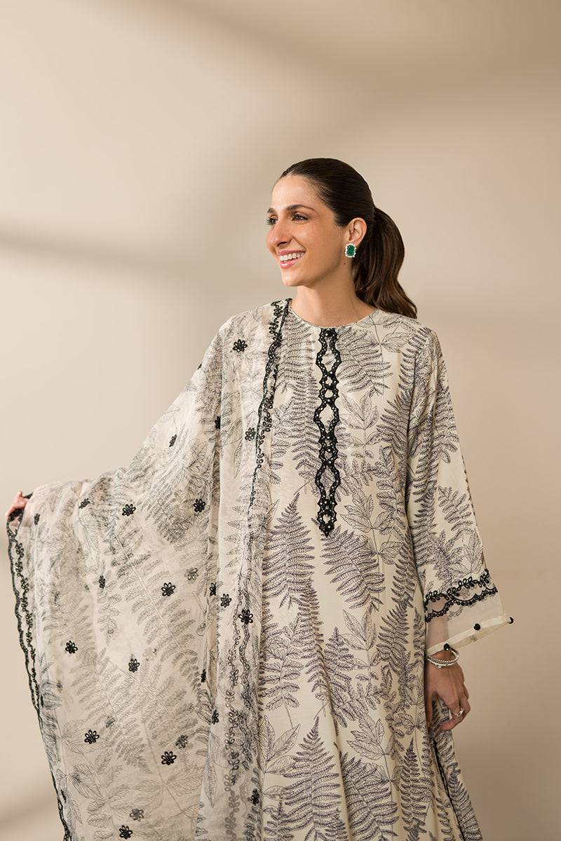 Cross Stitch | Eid Collection | DUSKY SHRUB - Pakistani Designer Dress - by Cross Stitch | Type: Luxury - 100% Original at Saira Sultan