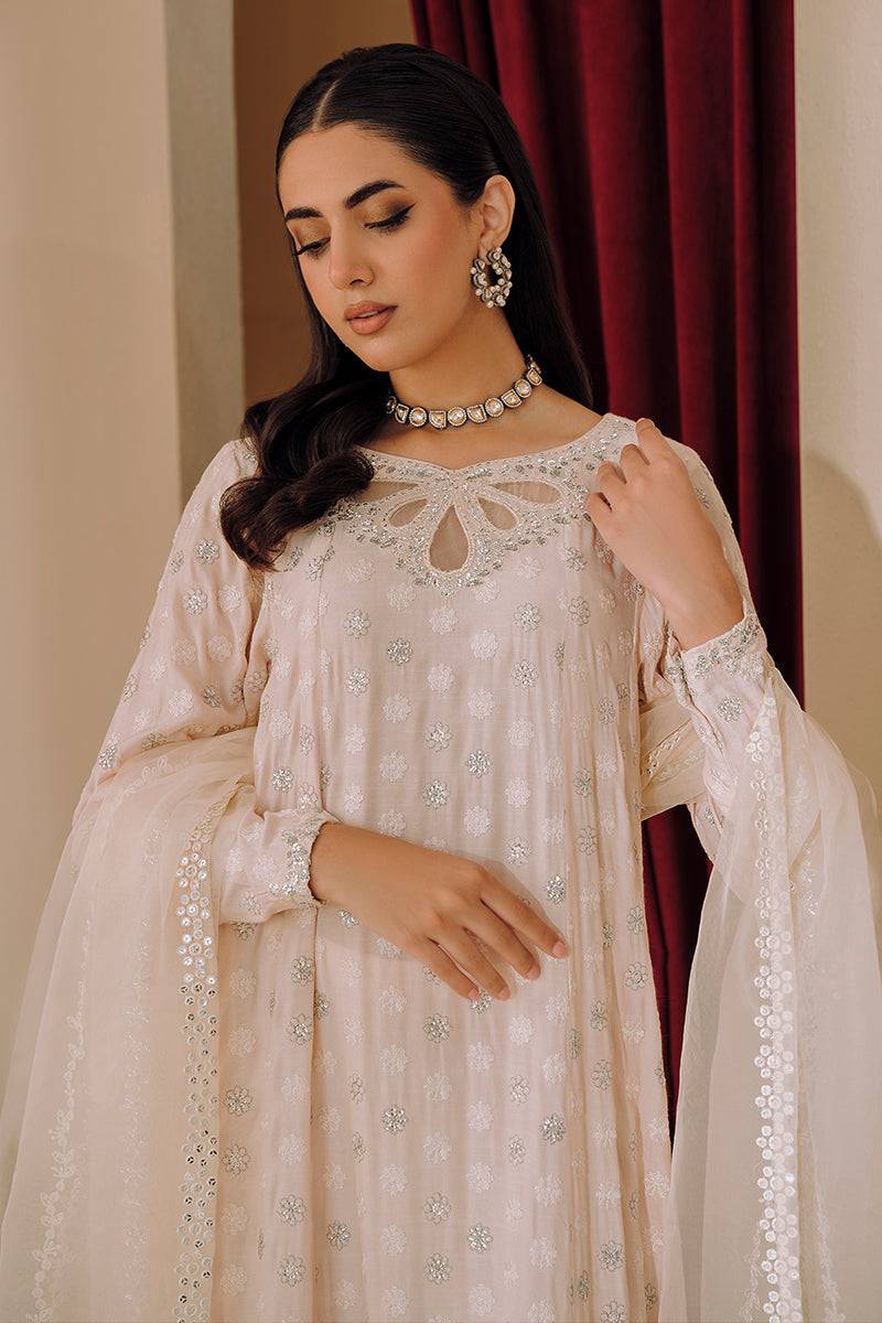 Cross Stitch | Eid Collection | PEACH GLORY - Pakistani Designer Dress - by Cross Stitch | Type: Luxury - 100% Original at Saira Sultan