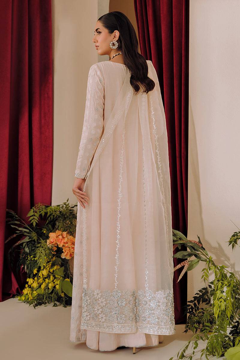Cross Stitch | Eid Collection | PEACH GLORY - Pakistani Designer Dress - by Cross Stitch | Type: Luxury - 100% Original at Saira Sultan