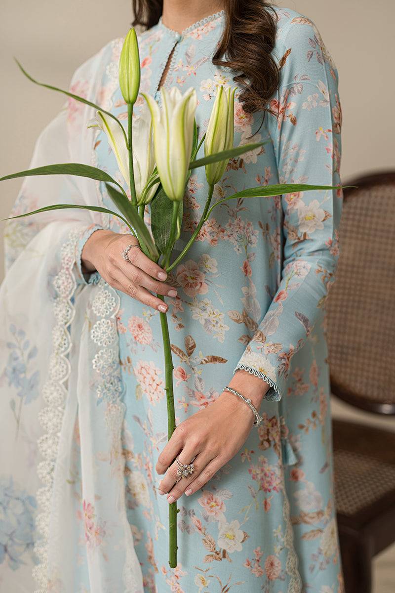 Cross Stitch | Eid Collection | BOTANICAL BLOOM - Pakistani Designer Dress - by Cross Stitch | Type: Luxury - 100% Original at Saira Sultan