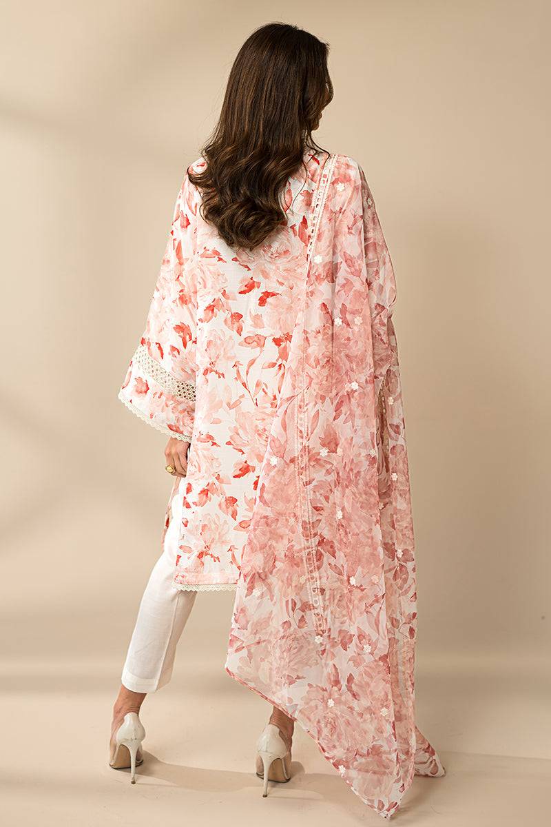 Cross Stitch | Eid Collection | CORAL IMPRESSION - Pakistani Designer Dress - by Cross Stitch | Type: Luxury - 100% Original at Saira Sultan