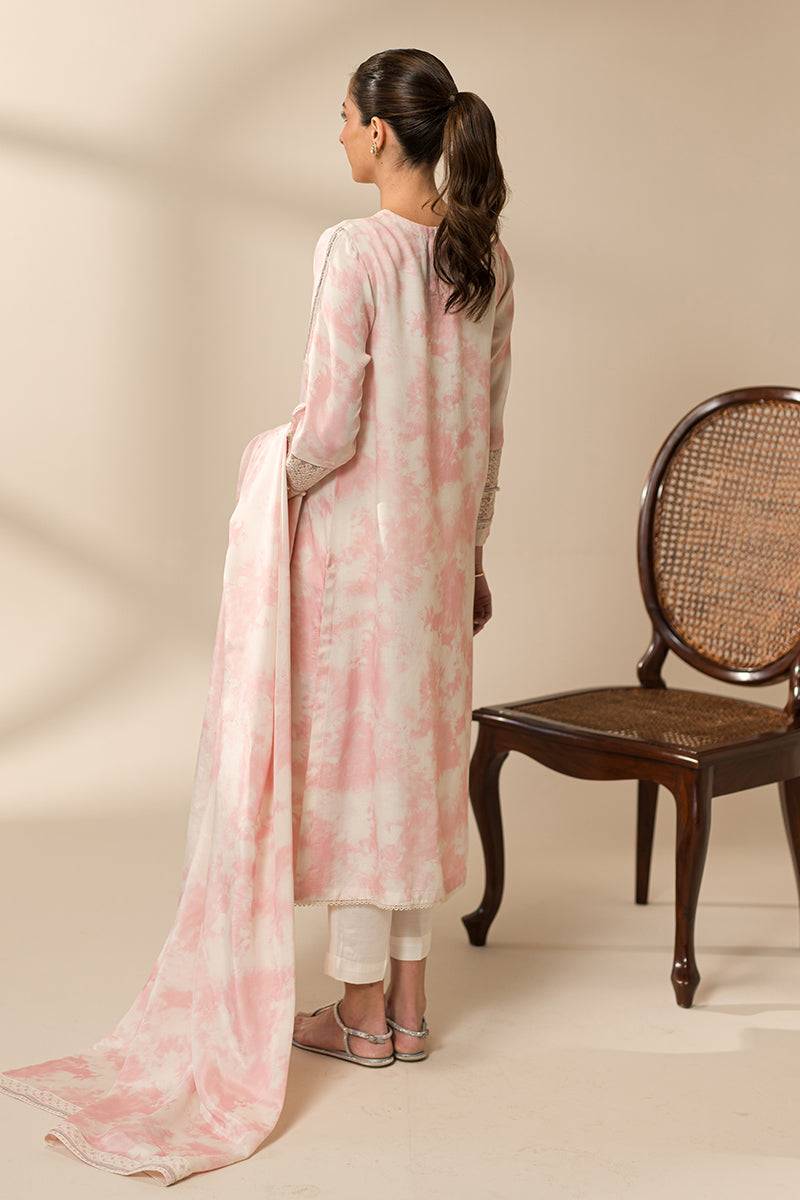Cross Stitch | Eid Collection | PINK SPLASH - Pakistani Designer Dress - by Cross Stitch | Type: Luxury - 100% Original at Saira Sultan