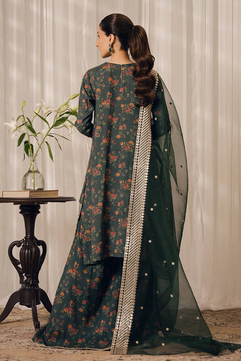 Cross Stitch | Eid Collection | EMERALD AISLE - Pakistani Designer Dress - by Cross Stitch | Type: Luxury - 100% Original at Saira Sultan