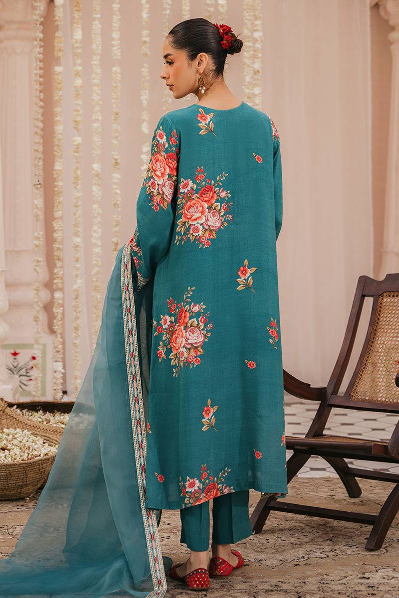 Cross Stitch | Eid Collection | TIDE POOL - Pakistani Designer Dress - by Cross Stitch | Type: Luxury - 100% Original at Saira Sultan