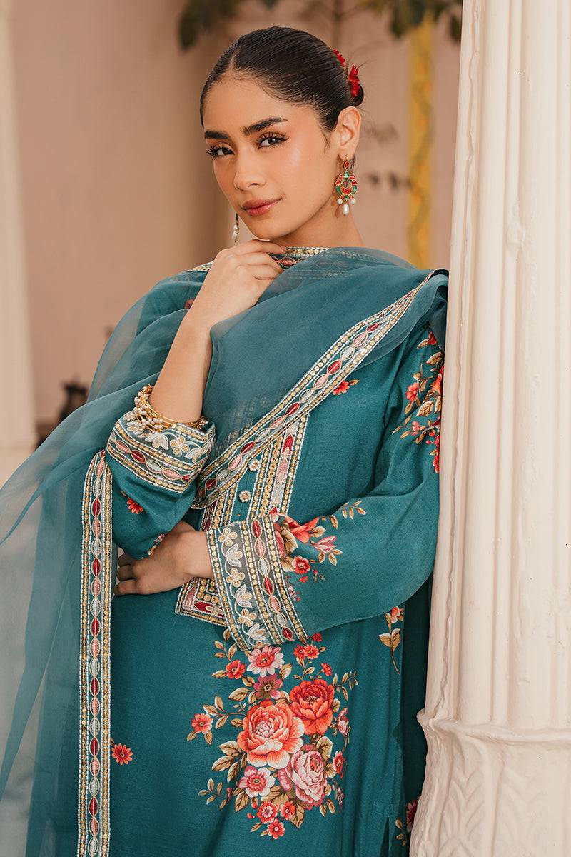 Cross Stitch | Eid Collection | TIDE POOL - Pakistani Designer Dress - by Cross Stitch | Type: Luxury - 100% Original at Saira Sultan