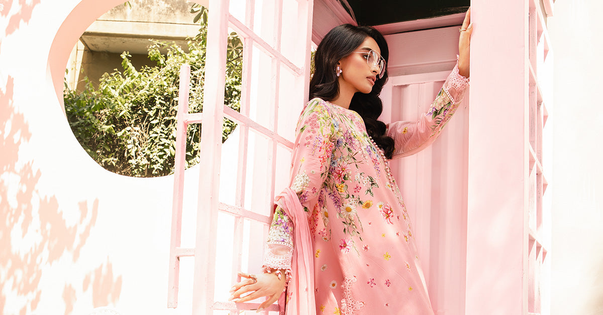 Maria B | M Prints Summer 25 | MPT-2603-B L Pink Lawn
