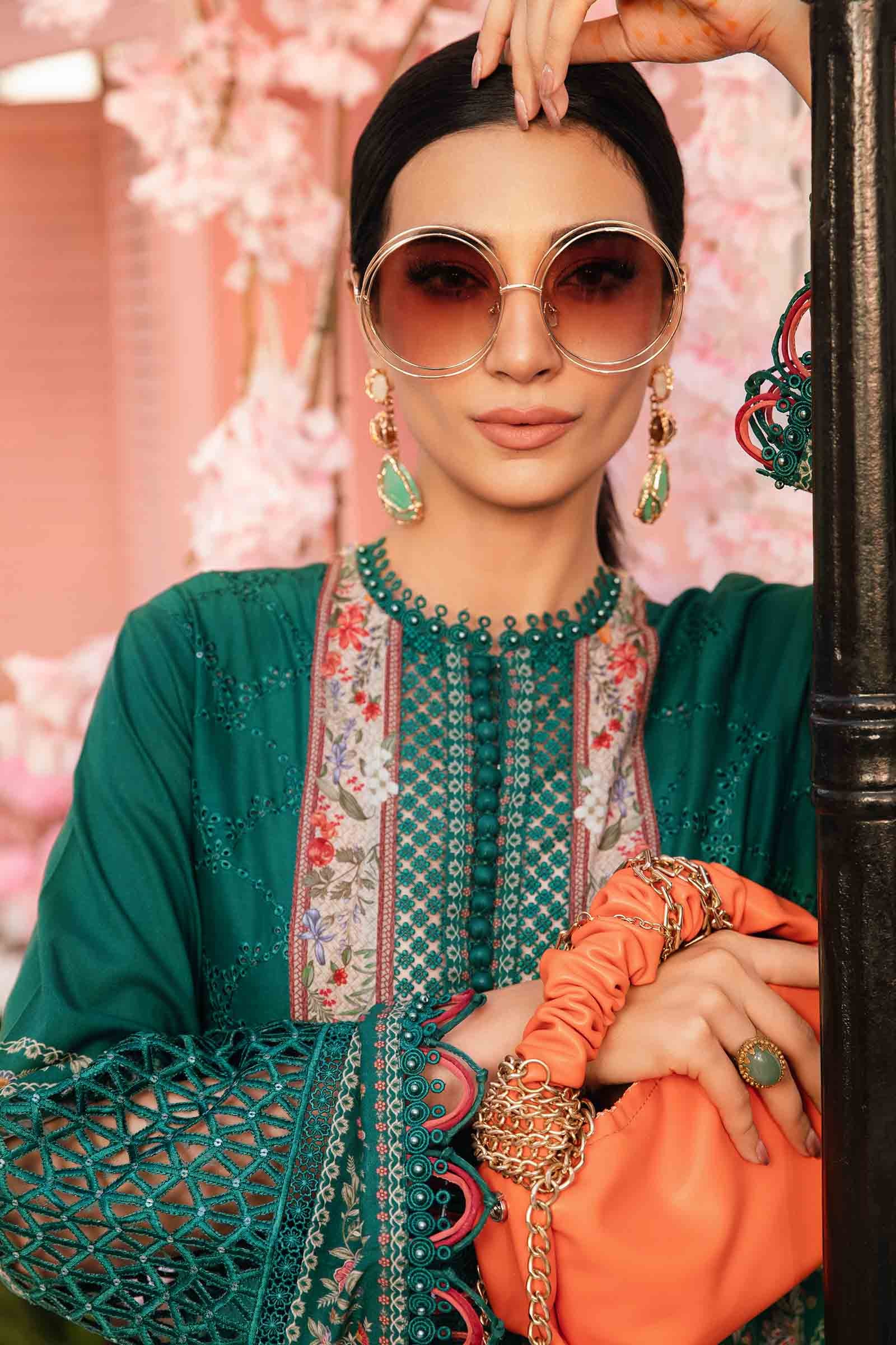 Maria B | M Prints Summer 25 | MPT-2610-A M Emerald Green Lawn